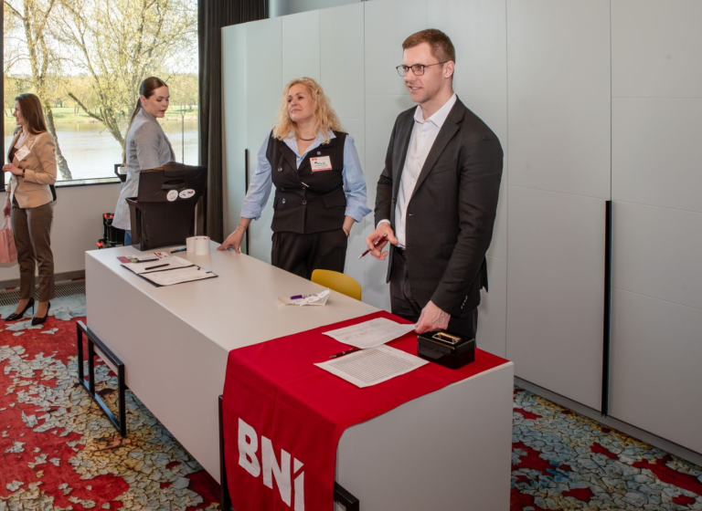 BNI Bokštas svečių pasitikimas ir registracija